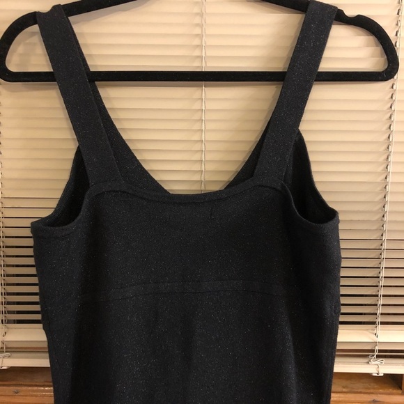 Express Black Sparkle Knit Dress Size: L - Picture 5 of 10